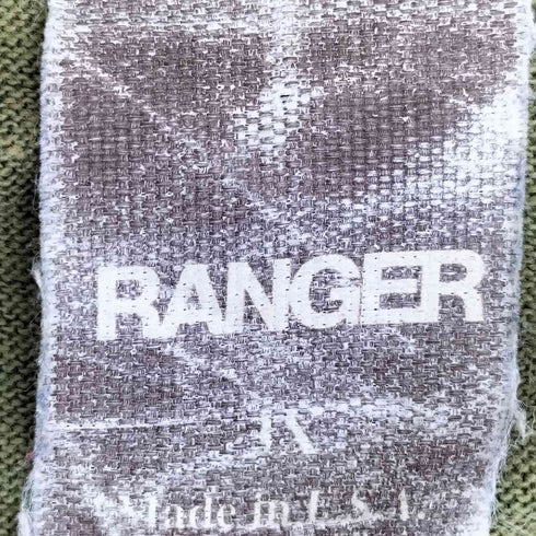 RANGER USA製 ウッドランドカモ ポケットTシャツ 裾袖シングル メンズ