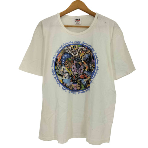 アンビル Anvil USA製 蝶 バタフライ プリント Tシャツ レディース import:XL