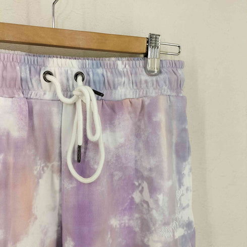 ミオ m/o フロント刺繍 タイダイスウェットパンツ レディース FREE