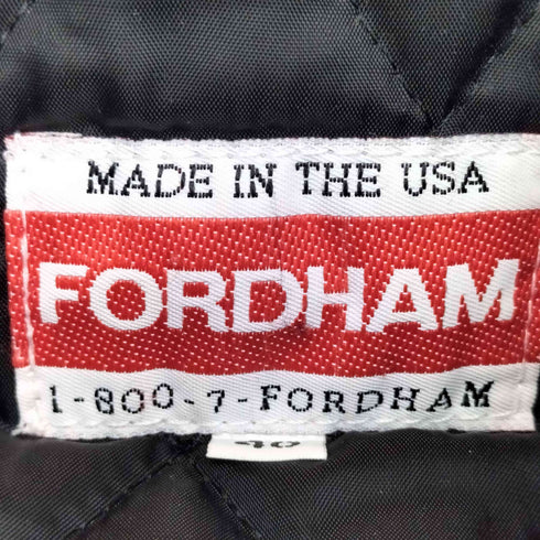 FORDHAM Chisholm Trail Academy袖レザー スタジャン メンズ 46