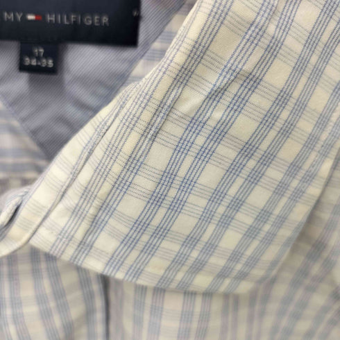 トミーヒルフィガー TOMMY HILFIGER REGULAR FIT チェックシャツ メンズ 34-35