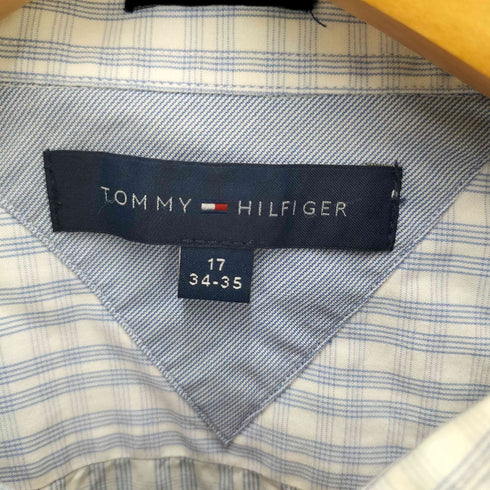 トミーヒルフィガー TOMMY HILFIGER REGULAR FIT チェックシャツ メンズ 34-35