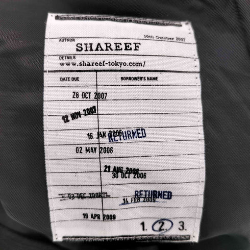 シャリーフ SHAREEF 別注 PLEATS PANTS メンズ 2