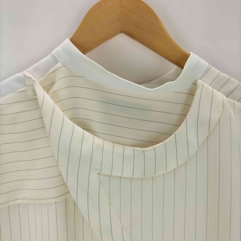 リノー LiNoH DRAPE LAYERED S/S SHIRTレイヤードシャツ メンズ 2