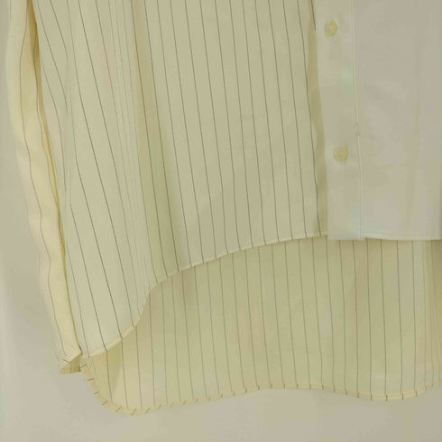 リノー LiNoH DRAPE LAYERED S/S SHIRTレイヤードシャツ メンズ 2