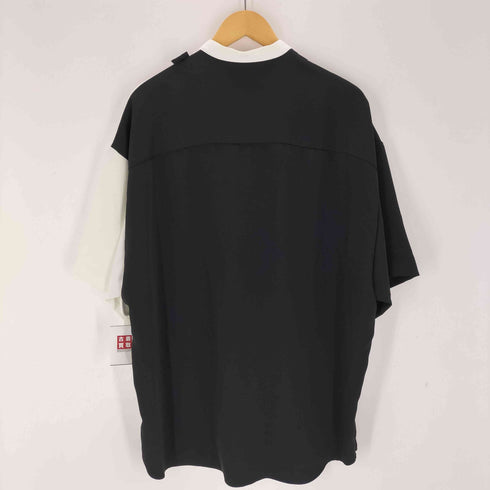 リノー LiNoH DRAPE LAYERED S/S SHIRTレイヤードシャツ メンズ 2