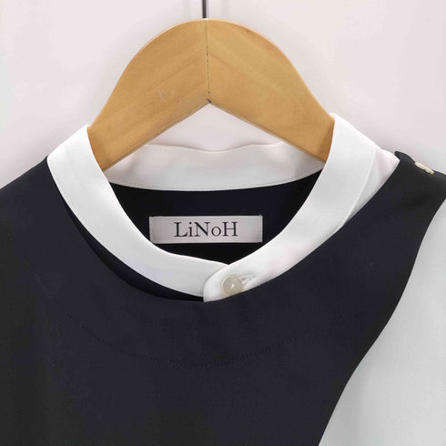 リノー LiNoH DRAPE LAYERED S/S SHIRTレイヤードシャツ メンズ 2
