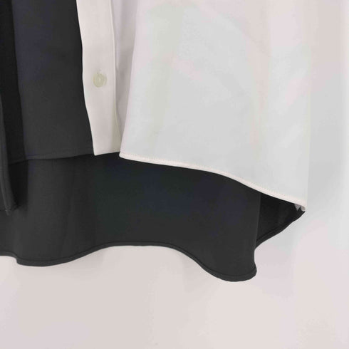 リノー LiNoH DRAPE LAYERED S/S SHIRTレイヤードシャツ メンズ 2