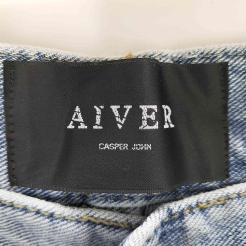キャスパージョンアイバー CASPER JOHN AIVER ダメージ加工 デニムパンツ メンズ