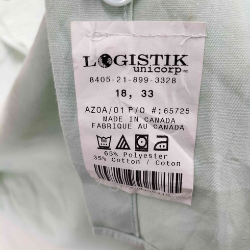 LOGISTIK 70s襟芯ミリタリーシャツ メンズ 18/33