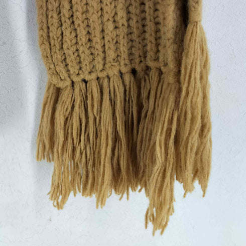 ドリスヴァンノッテン DRIES VAN NOTEN ウールナイロン フリンジマフラー メンズ