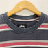 ステューシー Stussy ストックロゴボーダークルーネックTシャツ メンズ JPN:S