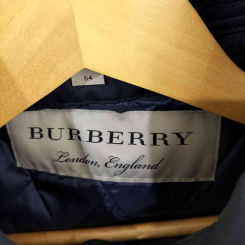 バーバリーロンドン BURBERRY LONDON イングランド製 裏地チェック 比翼 トレンチコート メンズ EUR:54
