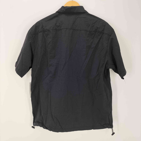 ザラ ZARA 裾ドローコード ナイロン半袖シャツ メンズ import:S