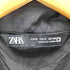 ザラ ZARA 裾ドローコード ナイロン半袖シャツ メンズ import:S