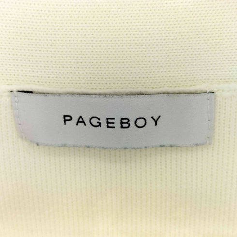 ページボーイ PAGEBOY スポンジコクーンVネックカーディガン レディース FREE