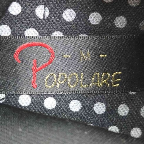 POPOLARE 花柄 レース ミドル ブーツ レディース JPN:M
