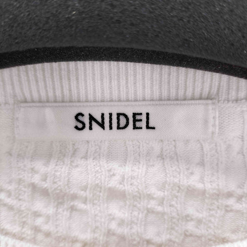 スナイデル snidel 24SS ハーフスリーブリボンカーデ レディース ONE SIZE