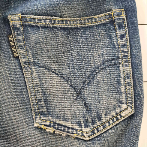 ブルーブルーハリウッドランチマーケット BLUE BLUE H.R.MARKET インディゴ デニムパンツ メンズ 31