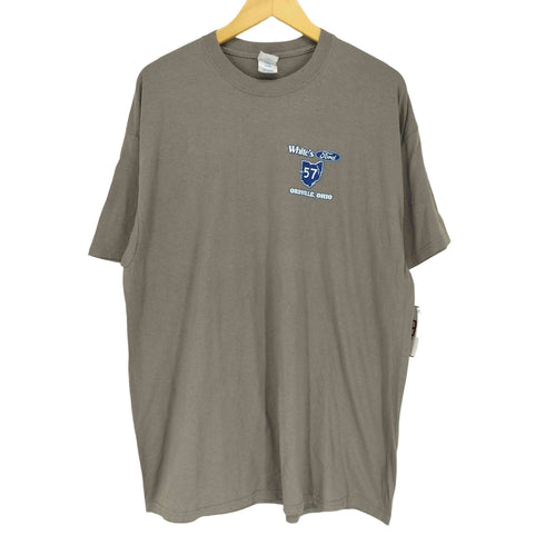 ポートアンドカンパニー PORT and COMPANY 企業ロゴプリント半袖Tシャツ メンズ 2XL