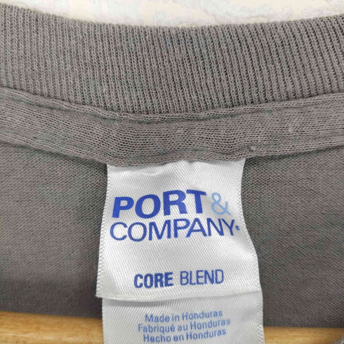 ポートアンドカンパニー PORT and COMPANY 企業ロゴプリント半袖Tシャツ メンズ 2XL