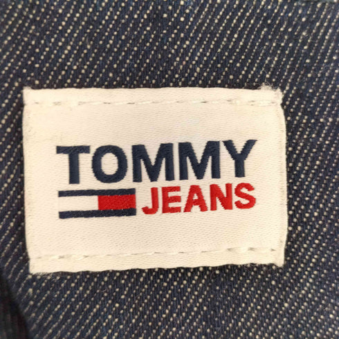 トミージーンズ tommy jeans フロントロゴデニムトートバッグ メンズ