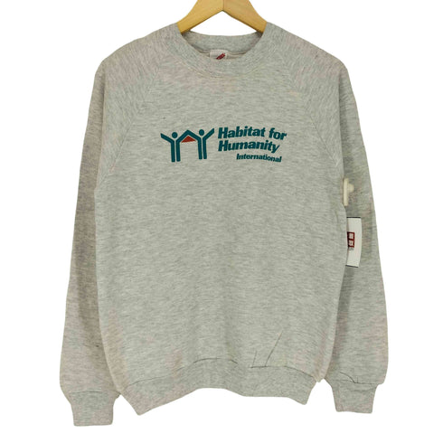 ジャージーズ JERZEES MADE IN USA HABITAT FOR HUMANITY ラグランスウェット メンズ JPN:M