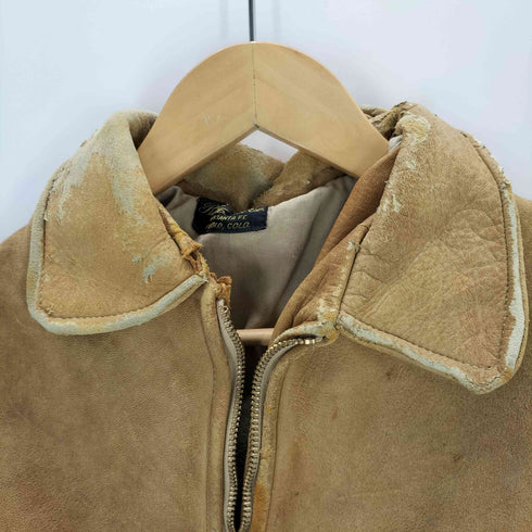 pueblo fur co 40S レザージャケット talon ジップ メンズ