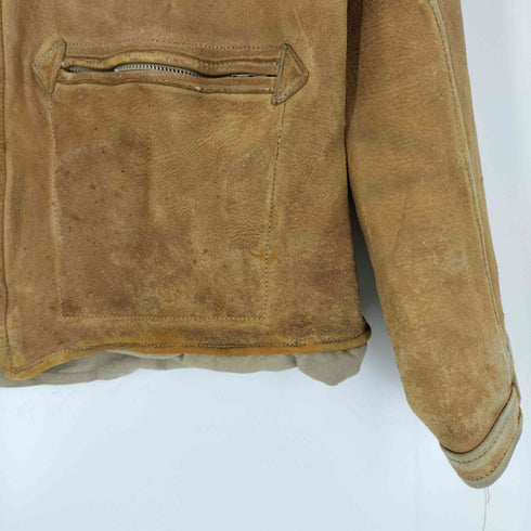 pueblo fur co 40S レザージャケット talon ジップ メンズ