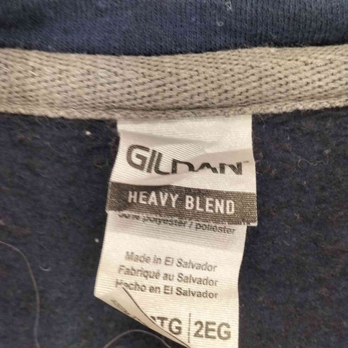 ギルダン GILDAN 企業ロゴ刺繍ハーフジップスウェット メンズ 2XL