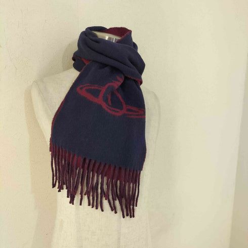 ヴィヴィアンウエストウッド Vivienne Westwood ORB1リバーシブルマフラー メンズ