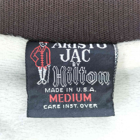 ヒルトン HILTON 80s USA製 ナイロンスタジャン メンズ JPN:M