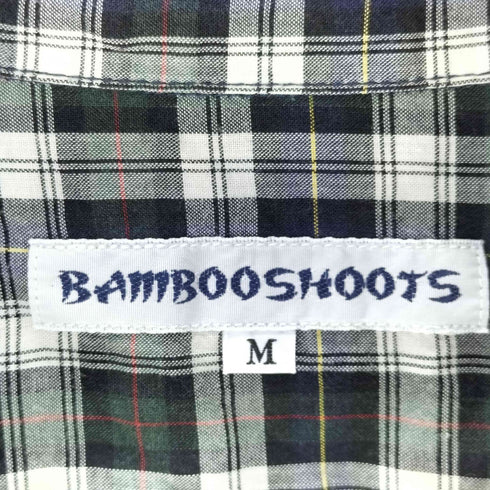 BAMBOO SHOOTS チェック柄 オープンカラーシャツ レディース JPN:M