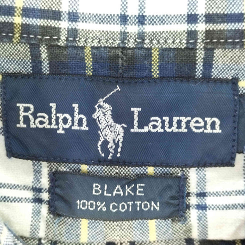 ラルフローレン RALPH LAUREN BLAKE ポニー刺繍 ボタンダウン半袖シャツ メンズ JPN:M