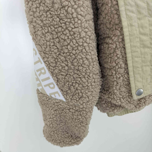 アディダス adidas 2020AW ビッグシルエット ボアジャケット ジップアップ レディース import:S