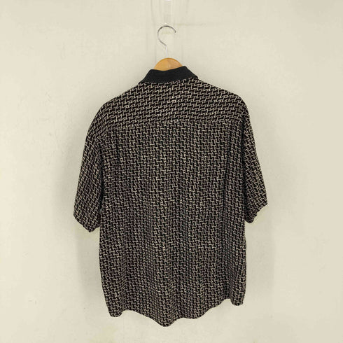 JOHNNY BOXER 韓国製 総柄 レーヨン S/S シャツ メンズ import:M