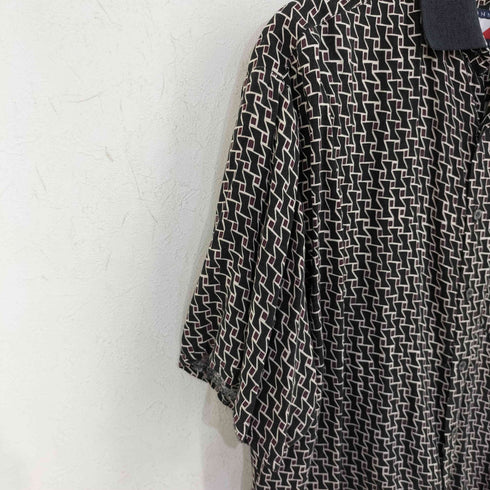 JOHNNY BOXER 韓国製 総柄 レーヨン S/S シャツ メンズ import:M