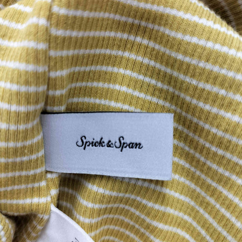スピックアンドスパン Spick and Span タートルネックボーダーニット レディース