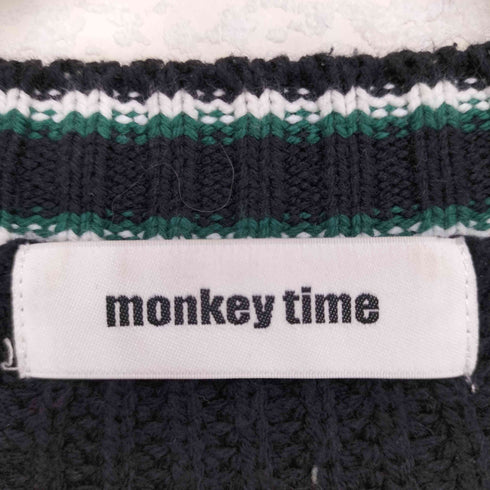 モンキータイム MONKEY TIME コットンアクリルカーディガン メンズ JPN:M