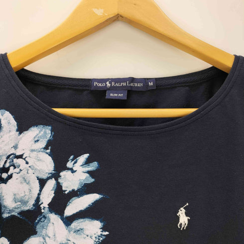 ポロラルフローレン POLO RALPH LAUREN 7分丈 スモールポニー刺繍 フラワープリントTシャツ レディース JPN:M