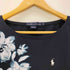 ポロラルフローレン POLO RALPH LAUREN 7分丈 スモールポニー刺繍 フラワープリントTシャツ レディース JPN:M