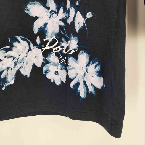 ポロラルフローレン POLO RALPH LAUREN 7分丈 スモールポニー刺繍 フラワープリントTシャツ レディース JPN:M