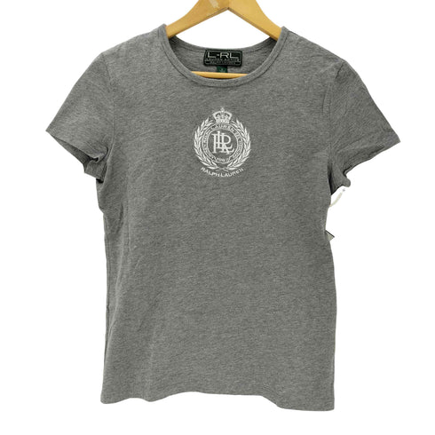 ローレンラルフローレン LAUREN RALPH LAUREN S/S ロゴ刺繍クルーネックTシャツ レディース JPN:S