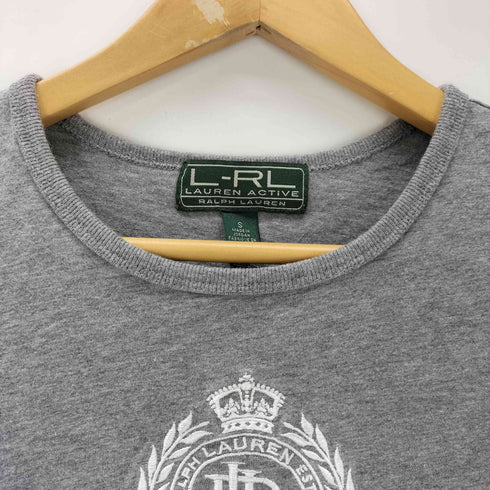 ローレンラルフローレン LAUREN RALPH LAUREN S/S ロゴ刺繍クルーネックTシャツ レディース JPN:S