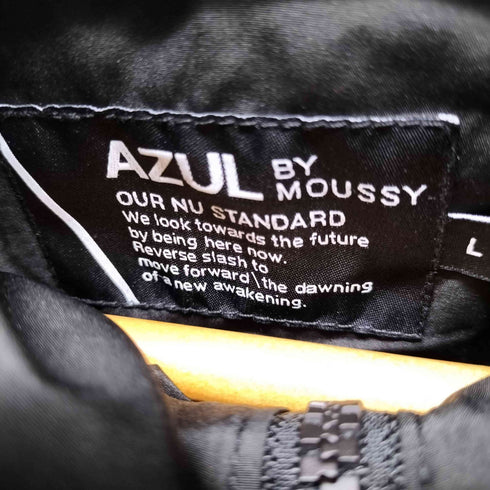 アズールバイマウジー AZUL by moussy 23AW フーデッド中綿ジャケット ヒートパデット メンズ JPN:L