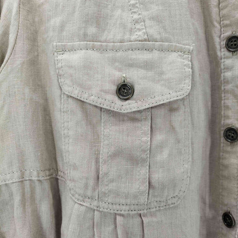 バーバリーロンドン BURBERRY LONDON 7分丈リネンシャツ レディース EUR:46