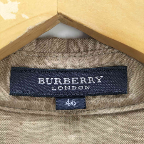 バーバリーロンドン BURBERRY LONDON 7分丈リネンシャツ レディース EUR:46