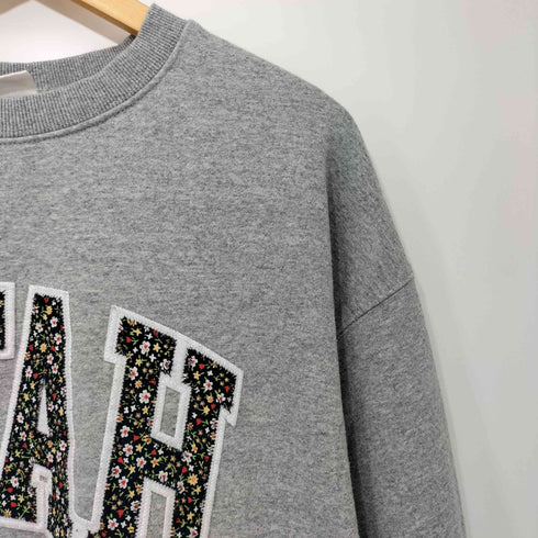 フリークスストア FREAKS STORE フラワーワッペン刺繍スウェット レディース FREE