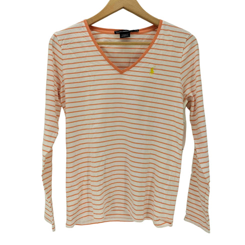ラルフローレンスポーツ RALPH LAUREN SPORT L/S スモールポニー刺繍VネックTシャツ レディース JPN:M