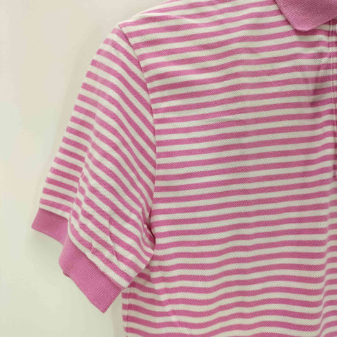ポロバイラルフローレン Polo by RALPH LAUREN S/S スモールポニー刺繍ボーダーポロシャツ レディース JPN:XS